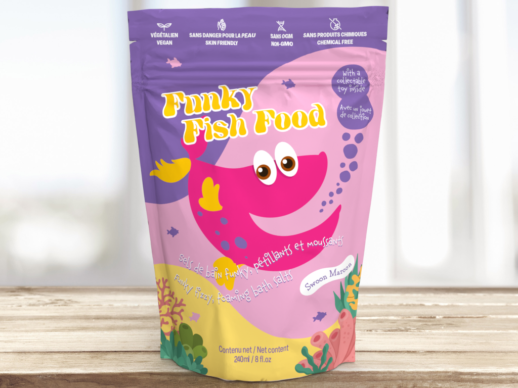 Funky Fish Food - Swoon Maroon