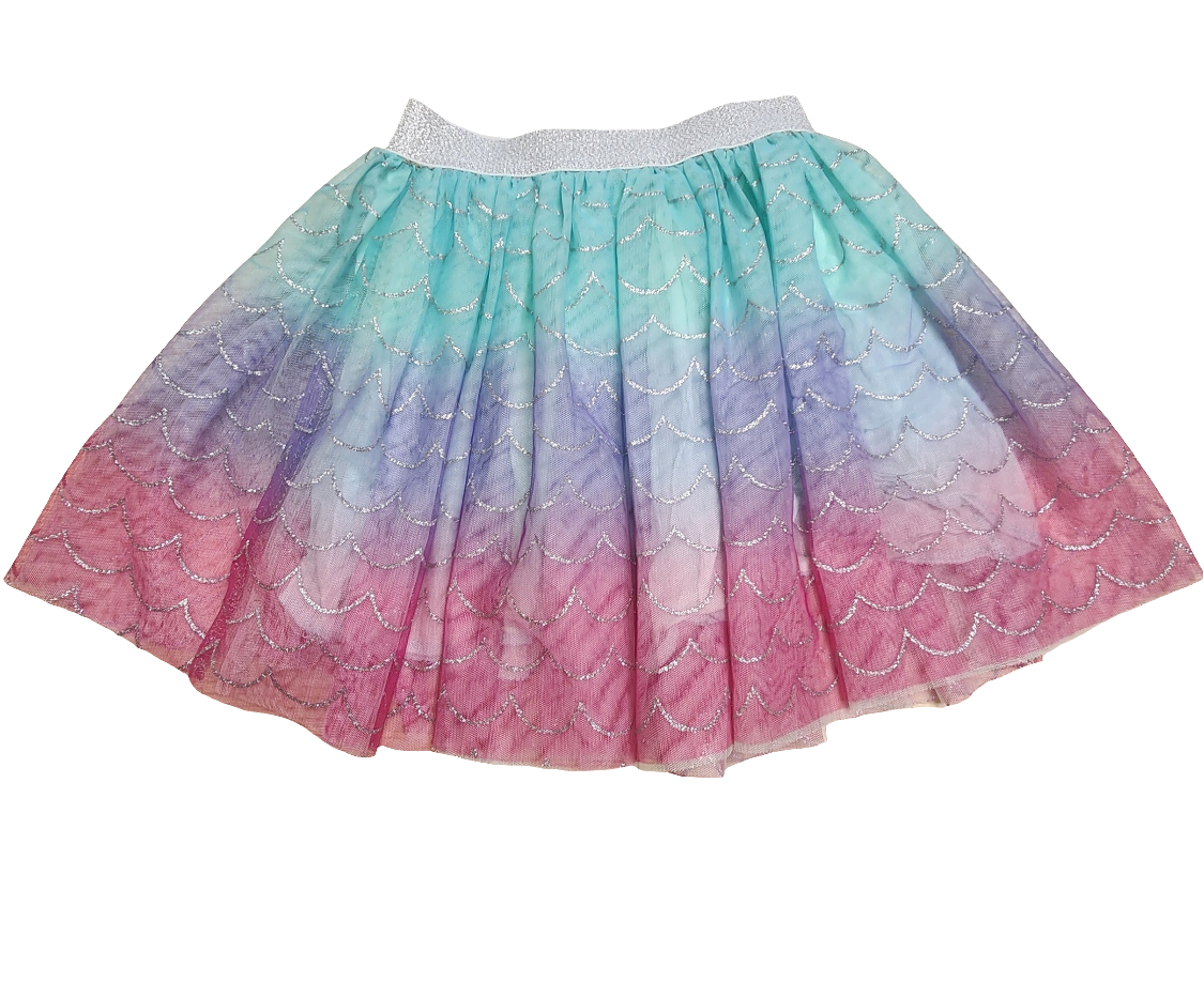 Mermaid Print Tutu Size 5-6