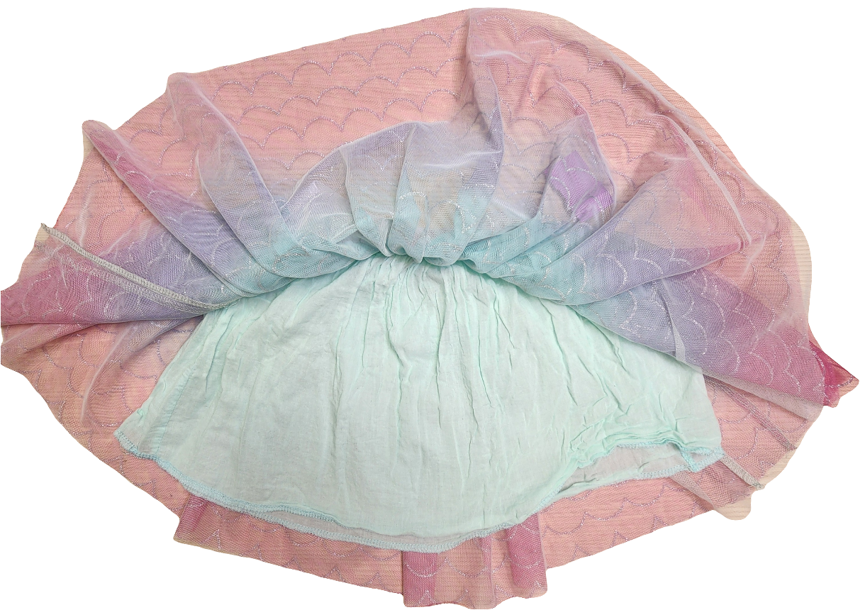 Mermaid Print Tutu Size 5-6