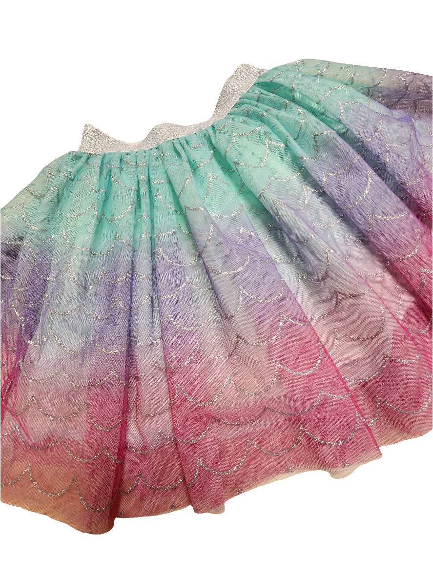 Mermaid Print Tutu Size 5-6