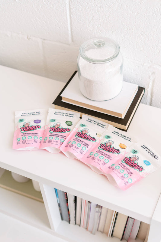 Bubby's Bubbles Laundry Detergent Bag (10,60,120&240 Loads): Vanilla / 10 Load